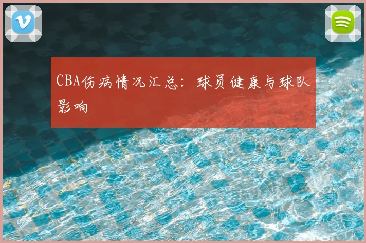 CBA伤病情况汇总:球员健康与球队影响